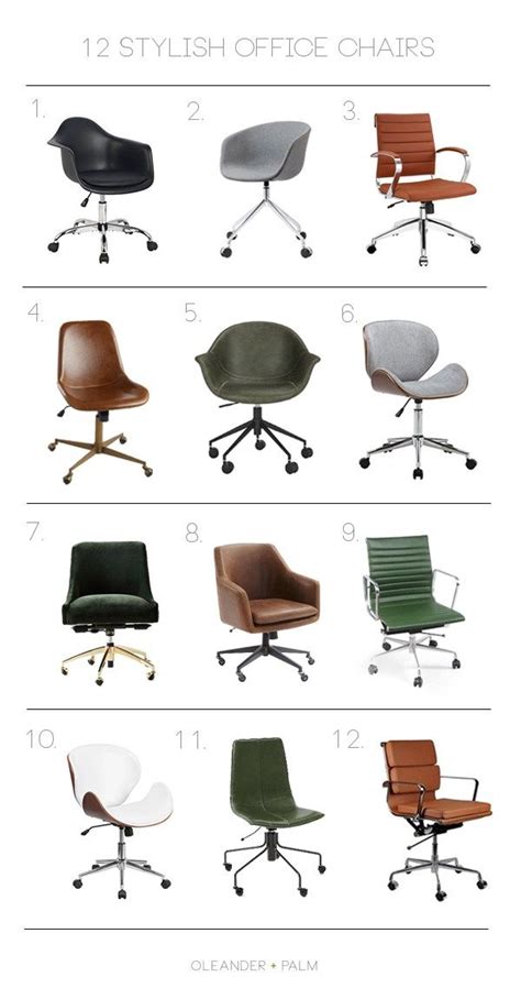 Sit like the boss in your new office chair. 12 Stylish Office Chairs | Stylish office chairs, Best ...