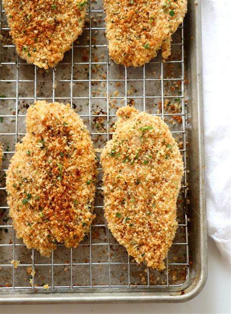 In a seperate small bowl, stir together melted butter, 1/2 teaspoon salt, and 1/4 teaspoon of black pepper, then brush all over chicken. Baked Panko Chicken | Dash of Savory | Cook with Passion ...