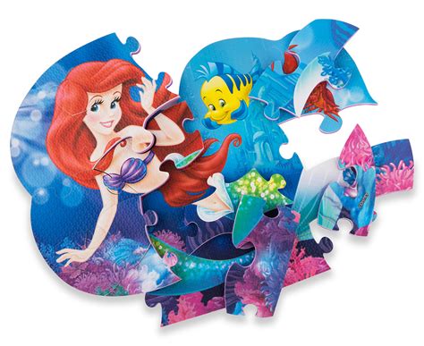 Each piece measures 12 x 12. Ariel 25-Piece Foam Puzzle | Catch.com.au