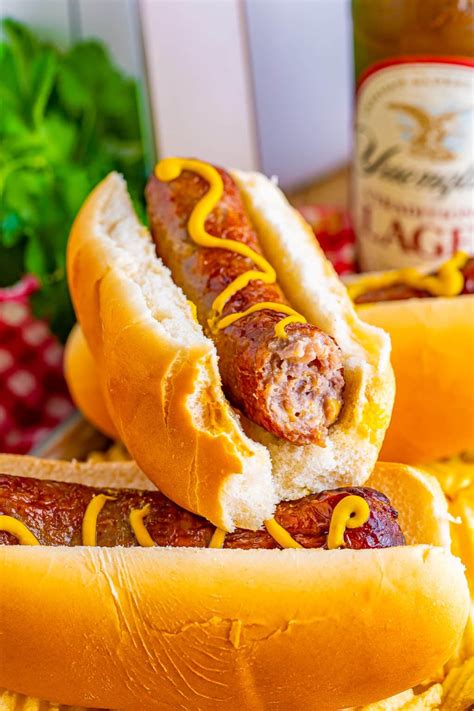 How To Johnsonville Cheddar Brats In The Air Fryer