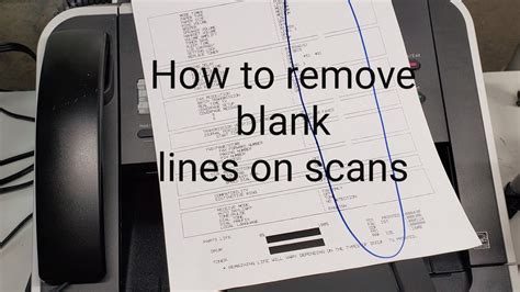 Remove Lines Across Page On Brother Intellifax Fax Machine Printer Youtube
