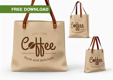 Download Free PSD-mockups | Canvas Bags