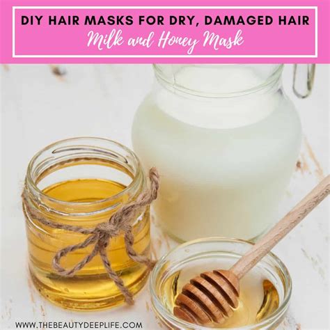 7 Simple Diy Hair Masks For Dry Damaged Hair The Beauty Deep Life