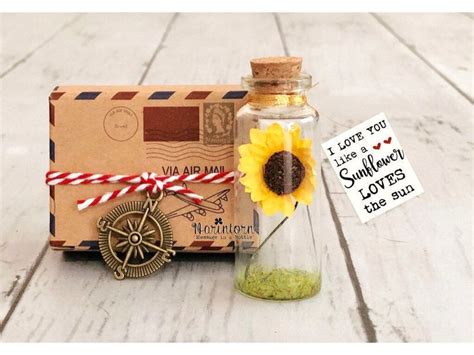 Maybe you would like to learn more about one of these? Romantic Gift for Boyfriend Cute Girlfriend Gift Sunflower ...