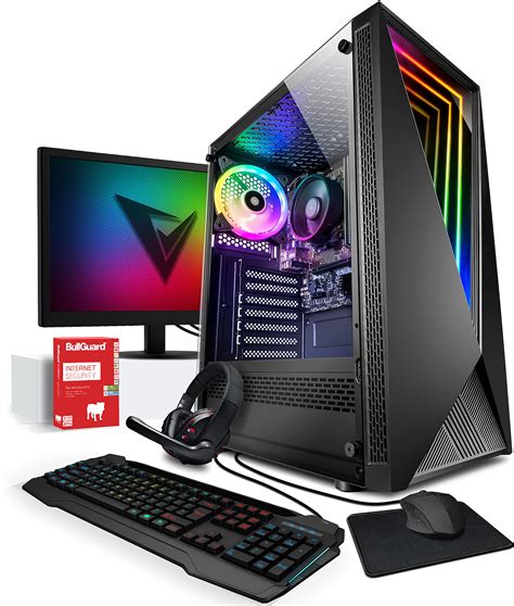 Buy Vibox I 22 Gaming Pc Monitor Bundle Quad Core Ryzen Processor