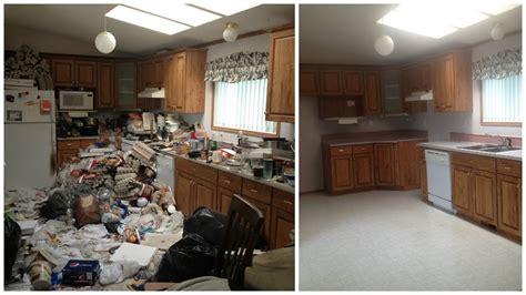 Taking photos of your living space before and after a big clean out is a great way to remind you of what you have achieved. Hoarding - Extreme Before & After Hoarder Transformation ...