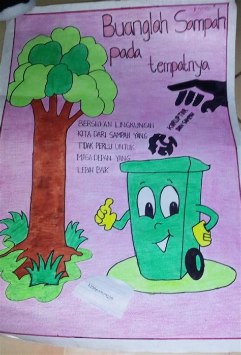 Free Download Gambar Poster Kebersihan Lingkungan Sekolah HD