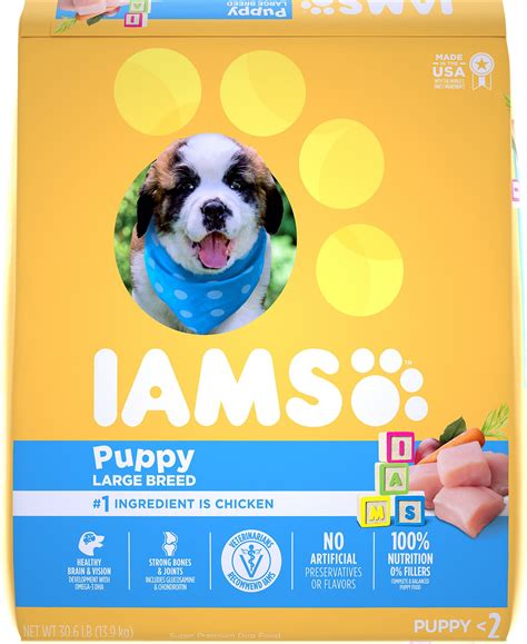 About large breed puppy nutrition. Iams ProActive Health Smart Puppy Large Breed Dry Dog Food ...