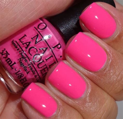 Neon Pink Nail Polish Opi
