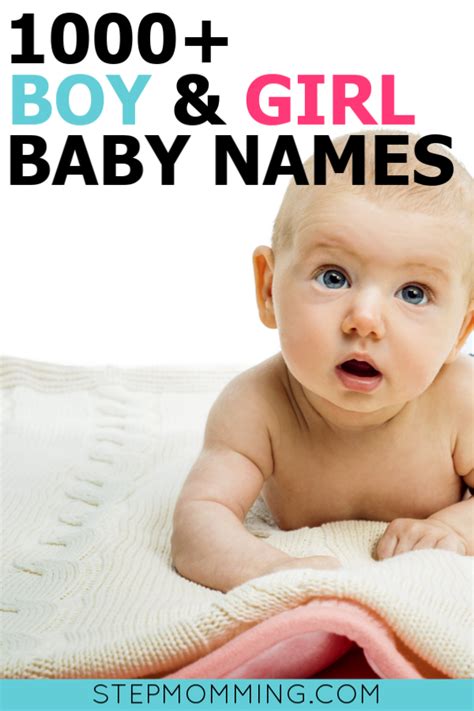 1000 Boy And Girl Baby Names You Ll Actually Want To Use Baby Names