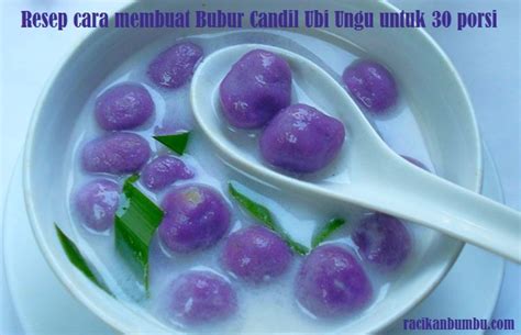 We did not find results for: Resep cara membuat Bubur Candil Ubi Ungu untuk 30 porsi ...