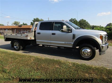 2017 Ford F 550 Super Duty Xlt Flatbed Aluminum Hillsboro Bed 4x4 Crew