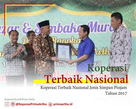 Koperasi Terbaik Nasional Prima Artha Berita