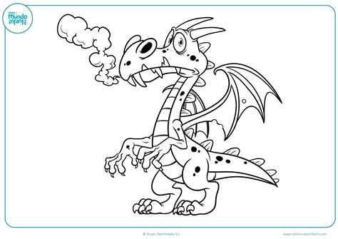 Dibujos De Dragones Para Colorear Mundo Primaria