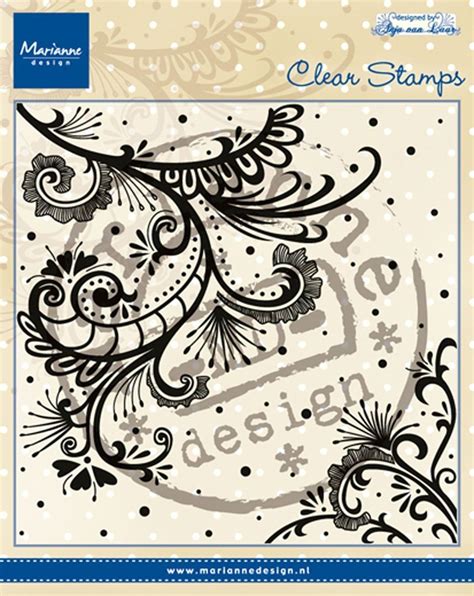 Marianne Design Clear Stamp Anjas Swirl Cs0939