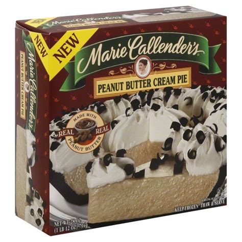 Marie Callenders Peanut Butter Cream Pie Shop Desserts And Pastries At