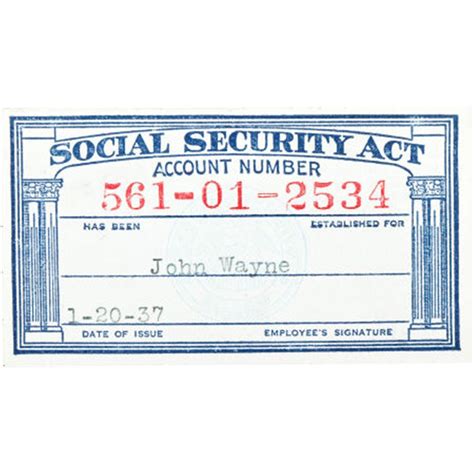 I read every comment and write. A Social Security Card, 1937.... (Total: 1 )