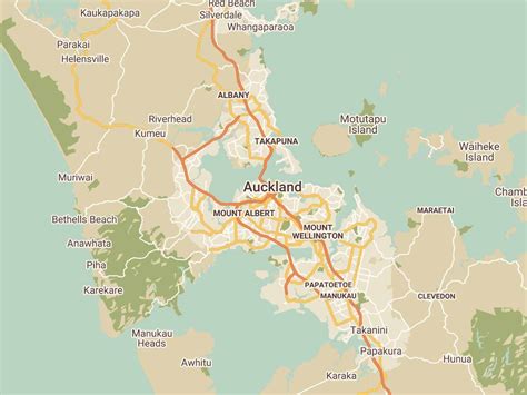 Auckland District Map