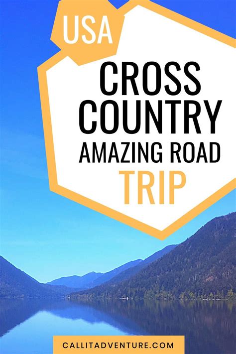 The Best Cross Country Trip Road Trip Travel Itinerary Cross