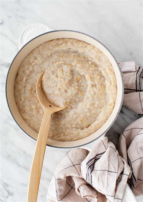 Whole Oat Porridge Recipe Love And Lemons