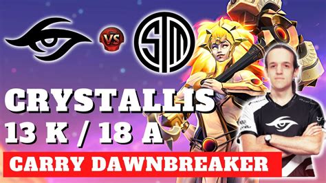 CRYSTALLIS DAWNBREAKER POV SECRET Vs TSM TI11 GROUP STAGE How