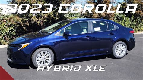 2023 Toyota Corolla Hybrid Xle Overview Youtube