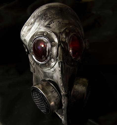 Steampunk Leather Gas Mask Halloween Comicon Robot Horror Etsy