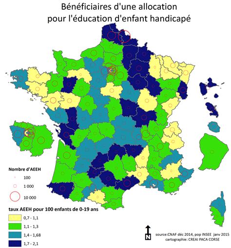 Répartition De La Population Handicapée Et Des Structures Spécialisées En France