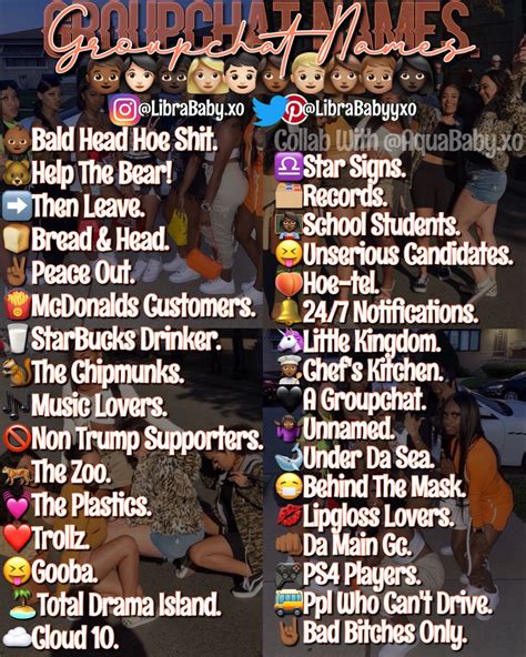 You can use the names everywhere, for we heart it, pinterest, instagram, etc. Groupchat Names💛 in 2020 | Snapchat names, Cute snapchat ...