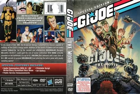 Joe (animated) movie july 27, 2010 G.I. Joe The Movie - TV DVD Scanned Covers - G I Joe The ...