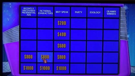 Jeopardy For The Wii Game 1 Youtube