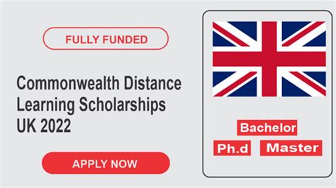 Commonwealth Distance Learning Scholarships For African And