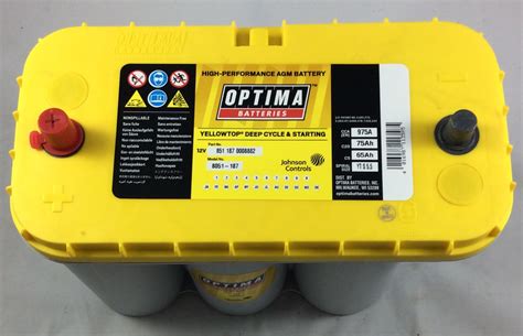 Batteria Optima 12v 75ah 975aen Yts55 Sos Battery Vendita Batterie
