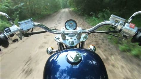 По Лесам и Полям на HONDA VT600 C Shadow. Круизер по Грунтовкам! Езда ...