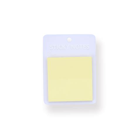 Solid Color Translucent Sticky Notes Yellow Stationery Pal