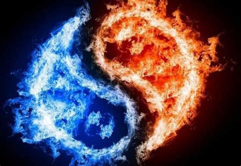 Twin Flame Fire And Ice Fire And Ice Wallpaper