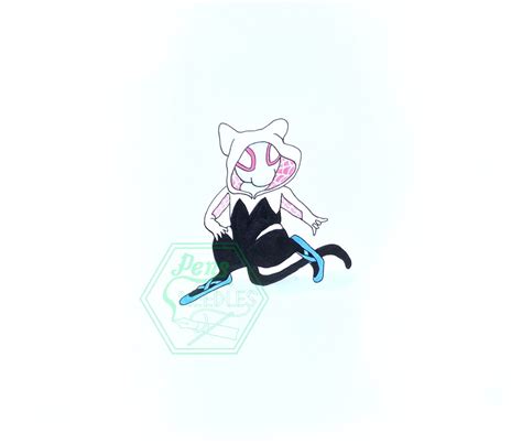 Spider Gwen Mouse Print A5 Etsy