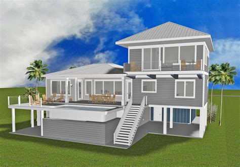 Acorn Construction Modern Coastal Piling Home In Milton By Acorn Fine