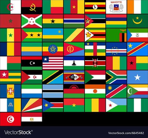 Set Of Flags Of African Countries Flags Of Africa Download A Free