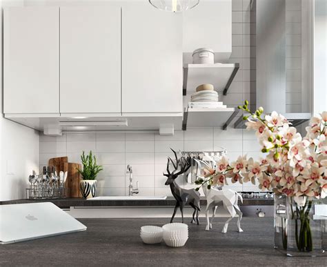 Sklep z produktami firm : Bright Scandinavian Decor In 3 Small One-Bedroom Apartments
