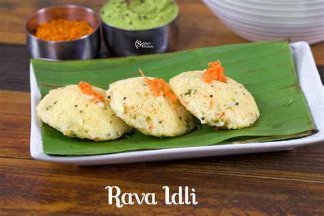 Rava Idli Instant Rava Idli Sooji Idli Recipe Subbus Kitchen