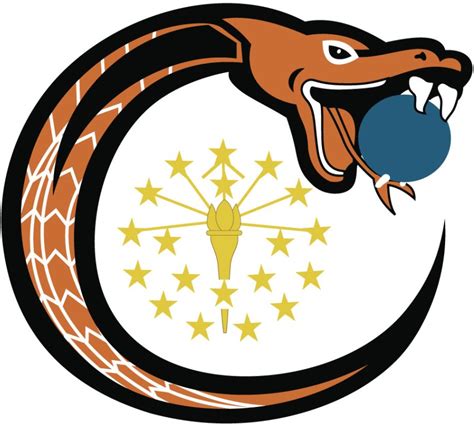 Indianapolis Copperheads Primary Logo Continental Indoor