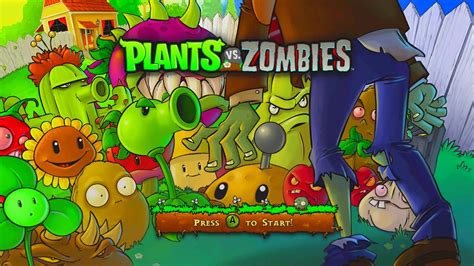 Plants Vs Zombies Title Screen Pc Ps3 X360 Mobile