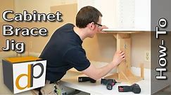 Hang Upper Cabinets by Yourself - Cabinet Brace How-To