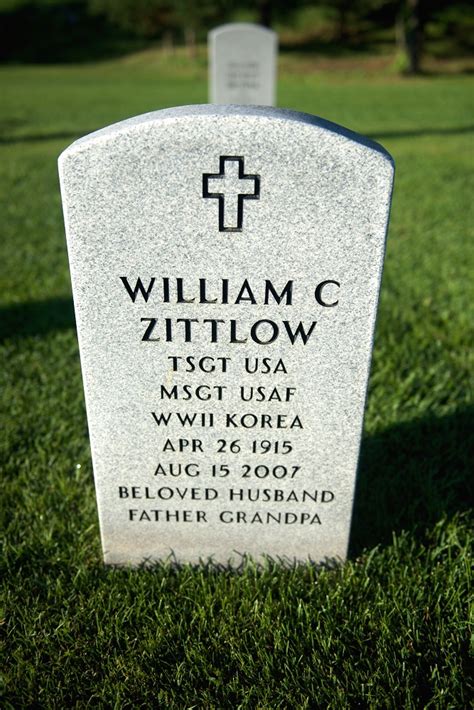 W Zittlow Grave Special Forces Roll Of Honour