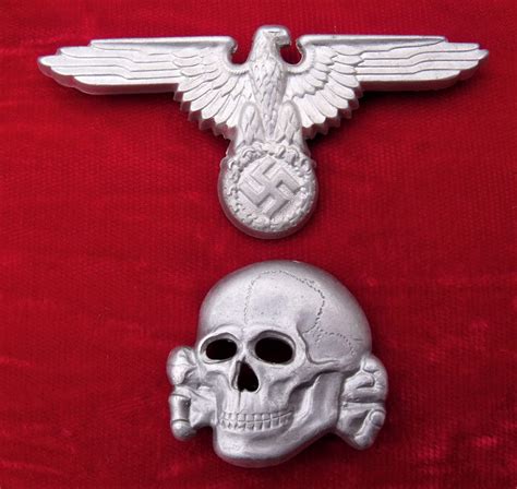 Ss Cap Skull 49941 And Eagle 49942