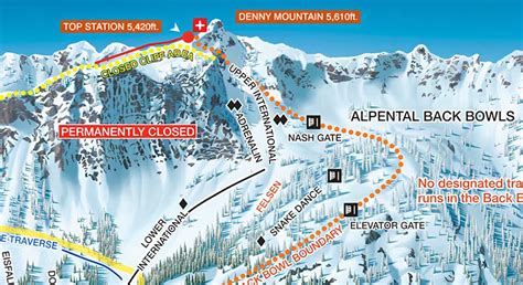 2021 The Summit At Snoqualmie Alpental Ski Trail Map Ski Etsy