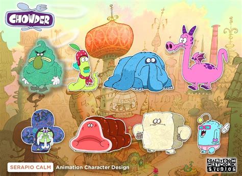 Here Are Some Models For The Cartoon Network Show Chowder