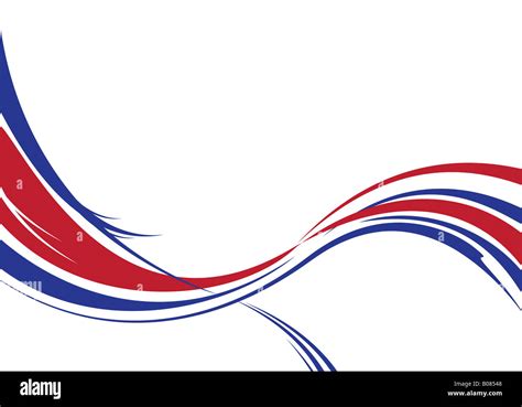 Abstract Background In Red White And Blue Us Colors Stock Photo