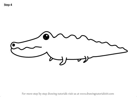 How To Draw An Alligator For Kids Animals For Kids Step By Step